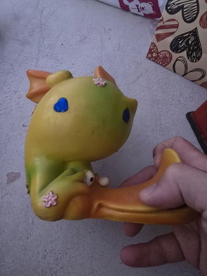 Decorative Nessie Dragon Piggy Bank like new