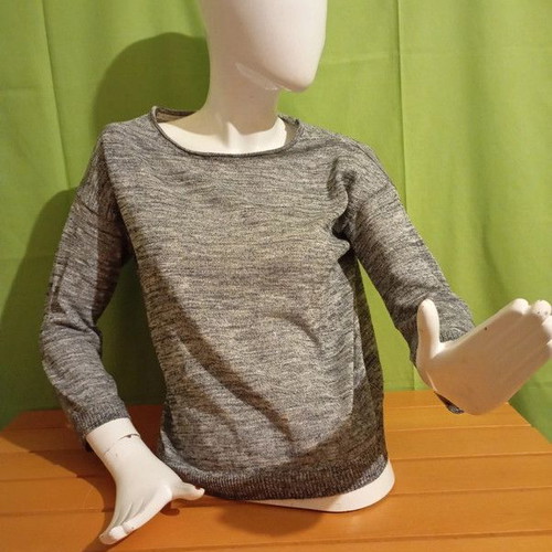 H&M Women's Gray Lightweight Long-Sleeve Sweater like new, size S