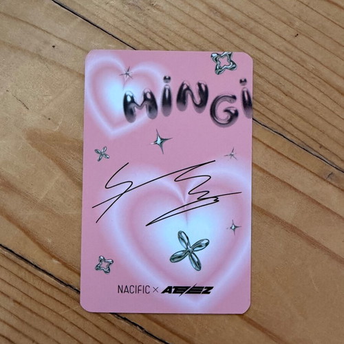 Ateez Mingi Nacific Kpop photo card