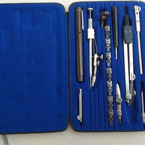 Original Richter Präcision case used, vintage German