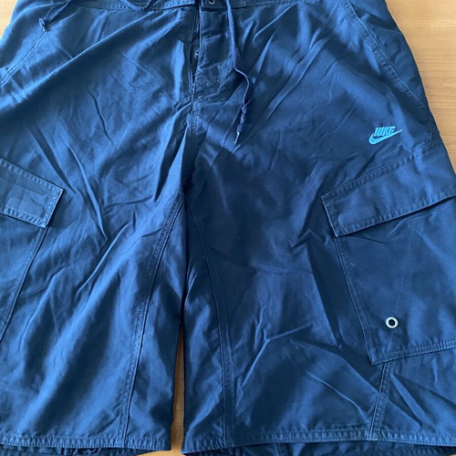 Nike men's swim shorts used, size L, blue