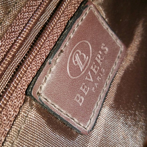 Bever's Paris vintage brown leather shoulder bag like new