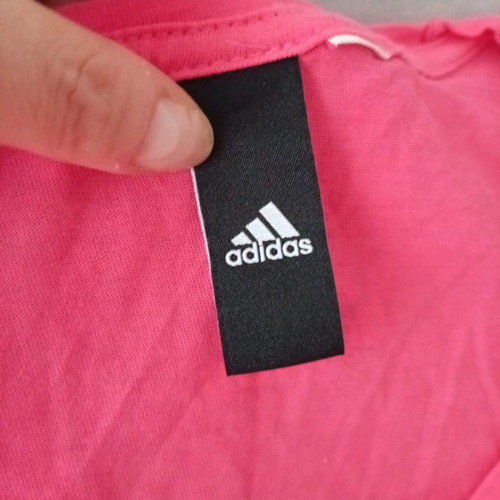 Adidas pink short sleeve shirt like new