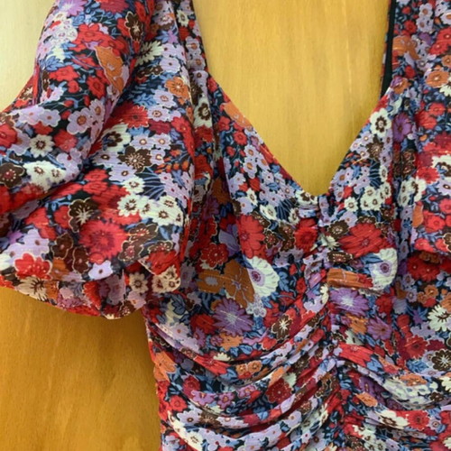 Zara mini dress like new, colorful, size small