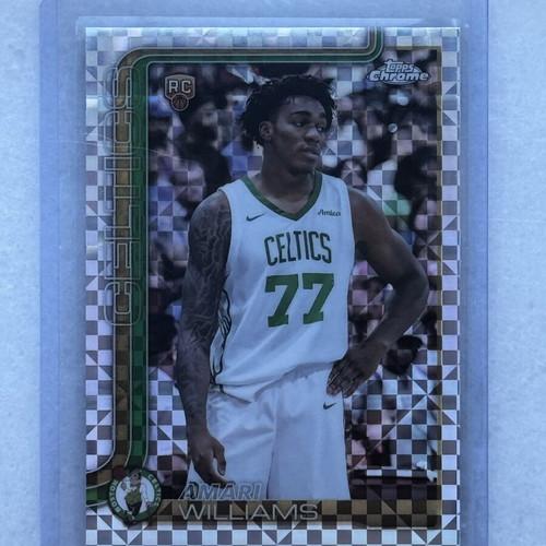 2025 Topps Chrome Amari Williams RC X Fractor new