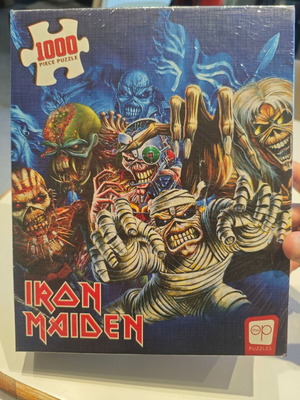 Iron Maiden Eddie Faces Puzzle 1000 pieces new