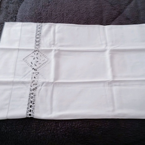 Handmade pillowcase and sewing cloth, like new, antique