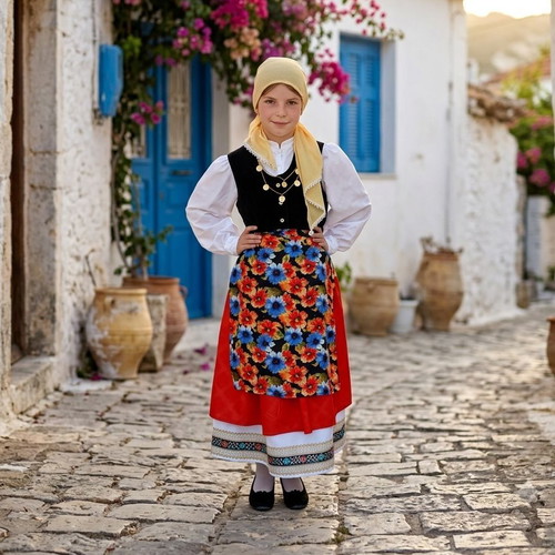 Palatino Children's Traditional Kefalonian Costume MARK594 new, Greek made
