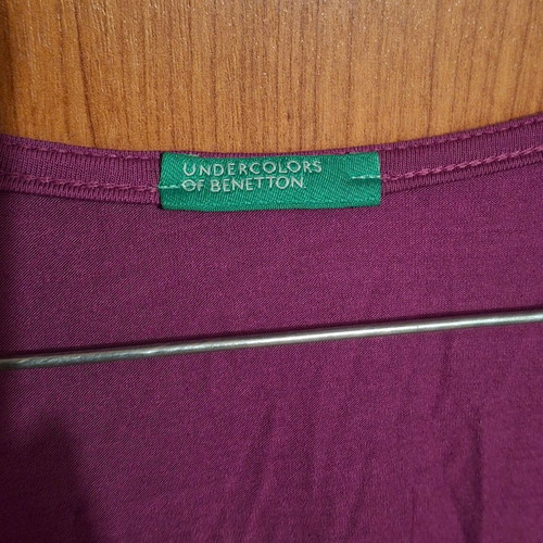 Benetton dress new small pink and purple