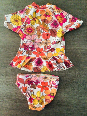 Girls swimsuit 18-24 months like new, top and briefs