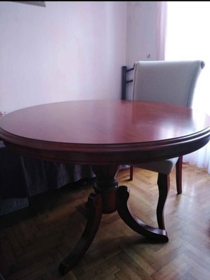 American Home vintage ροτόντα τραπέζι τραπεζαρίας μεταχειρισμένο