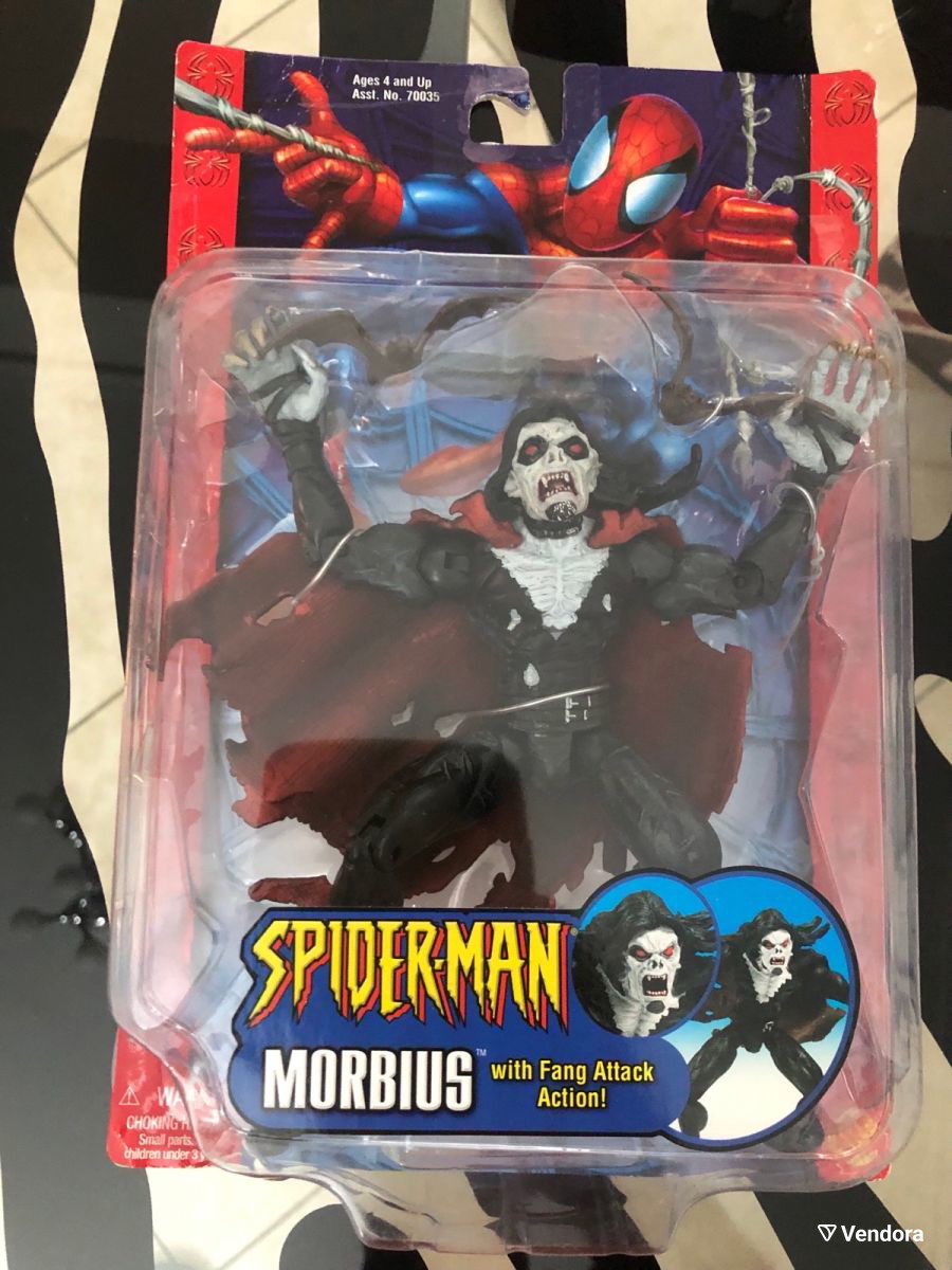 Marvel: Legends Spider-Man vs Morbius Kids Toy Action Figures for