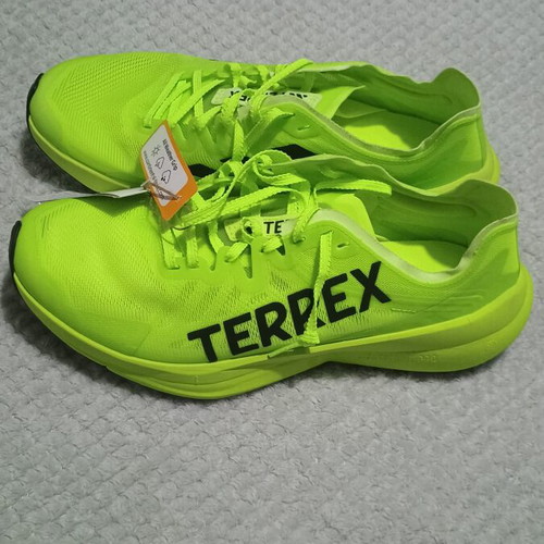 Adidas Terrex Agravic Speed Running Shoes Size 42.5 New Black Yellow