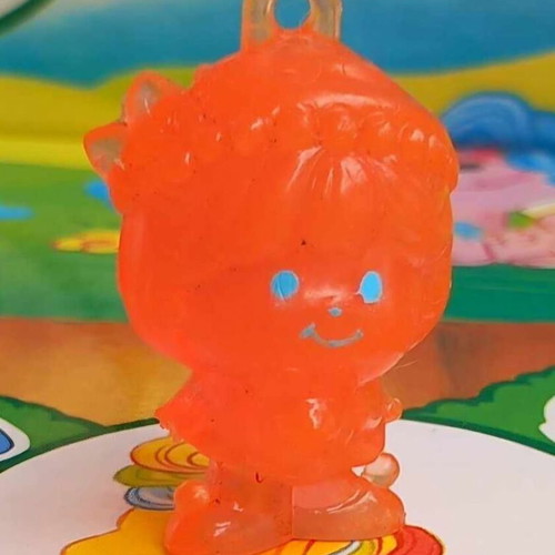Vintage Greek Charmkins rare pink mini figure Hasbro like new