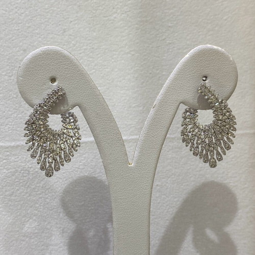 Silver 925 earrings with stones new