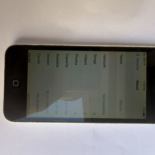 Apple iPhone 5c, white, 16GB