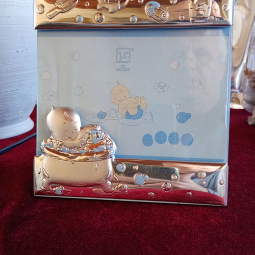 Laminato AG photo frame with silver layer like new, size 14.5x13