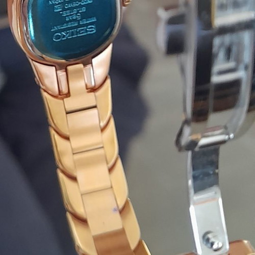Seiko wristwatch women's new gold pink authentic