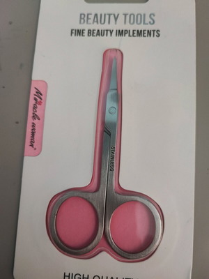 Manicure and pedicure scissors with curved tip new