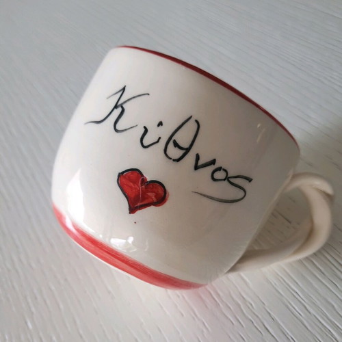 Handmade ceramic mug from Kythnos new