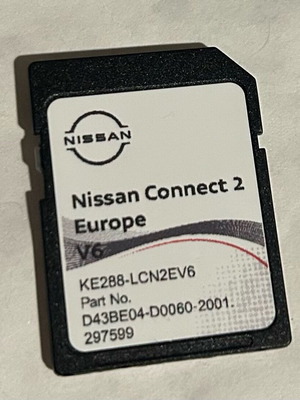 Nissan KE288-LCN2EV6 Sat Nav Κάρτα SD 2023 Connect 2 v6 καινούργιο Ευρώπης