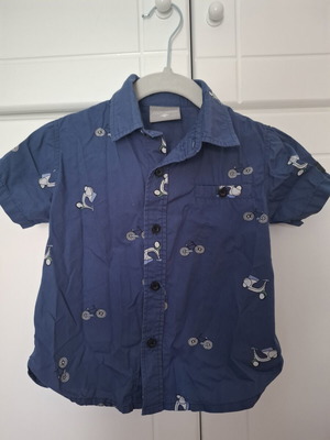 Alouette shirt with bicycles size 3 years 98 cm like new