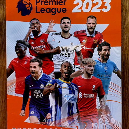 Premier League 2023 Panini album used