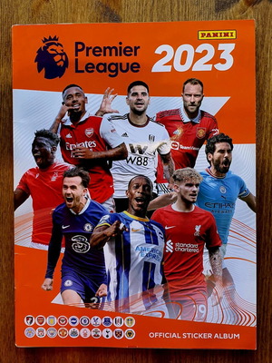 Premier League 2023 Panini album used