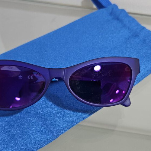 Adidas sunglasses new, purple frame with dark green lenses