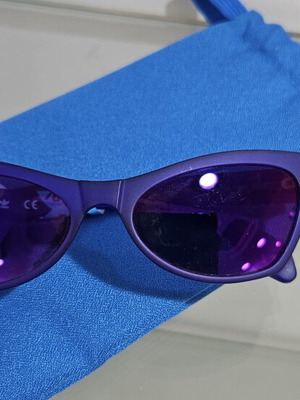 Adidas sunglasses new, purple frame with dark green lenses