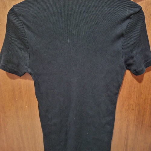 Short-sleeve shirt used, black, size S