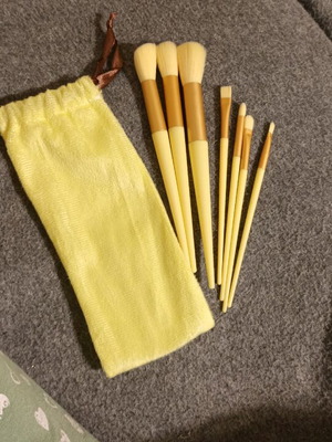 Makeup brush set of 7 new with case