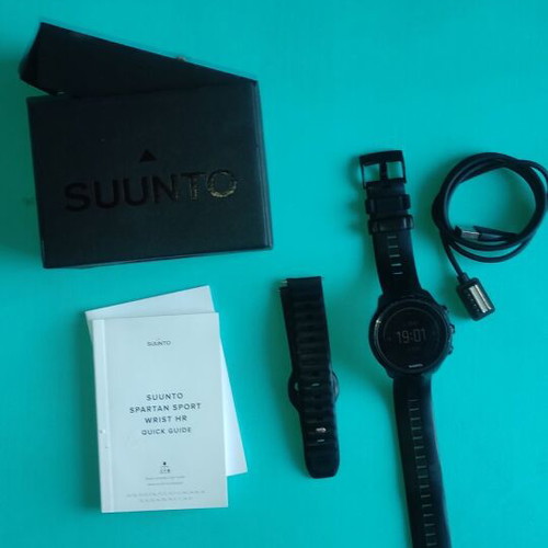 Suunto Spartan Sport Wrist HR Black smartwatch used, full package
