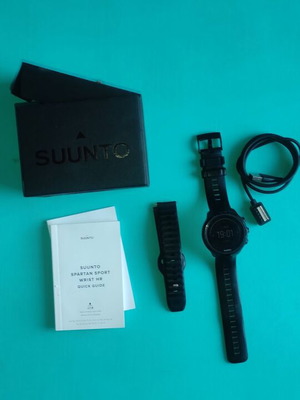 Suunto Spartan Sport Wrist HR Black smartwatch μεταχειρισμένο, πλήρες πακέτο