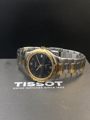 Tissot PRX P580 men's watch like new, two-tone black dial