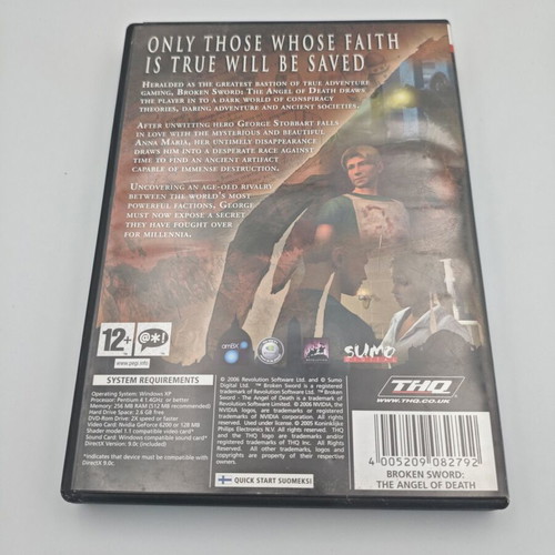 Broken Sword The Angel Of Death PC like new
