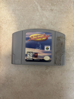 Lamborghini Nintendo 64 game NTSC American