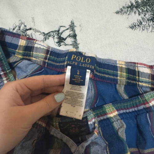 Ralph Lauren loungewear pants size L like new, colorful plaid