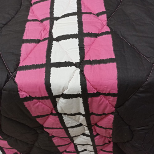 Double-sided double quilt new, 100% cotton with baked wadding