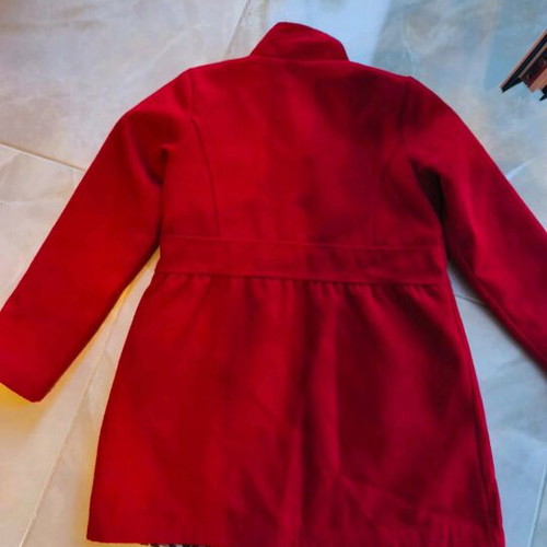 Red coat with satin lining like new