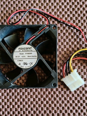 PC fan 12V 4pin used, functional