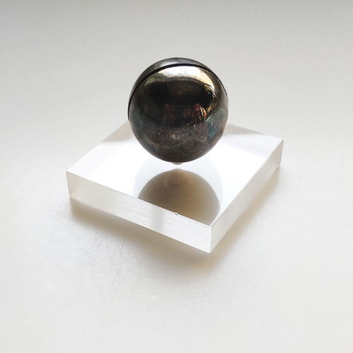 Photo frame base new, metal and plexiglass