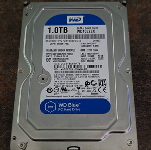 WD 1TB HDD Blue Λειτουργικος