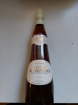 Κρασί Cotes de Provence 2010 καινούργιο
