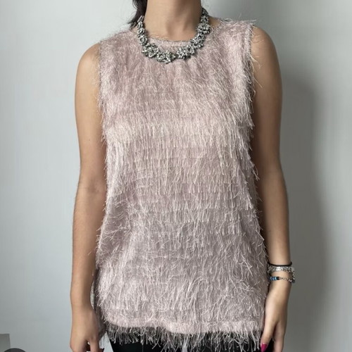 Official zara top with fringes