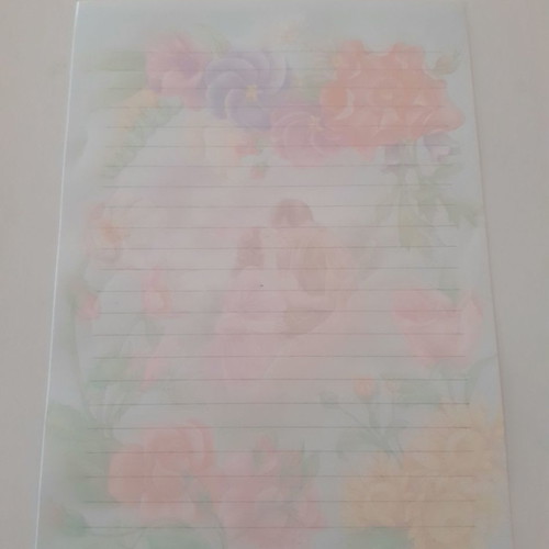 Letter papers new, pack of 6