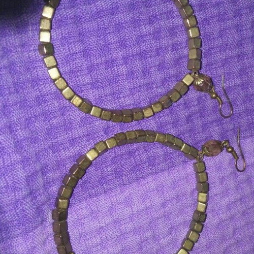 Beaded earrings used, worn once