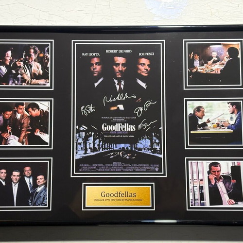 Goodfellas αφίσα memorabilia καινούργια με υπογραφές 1990