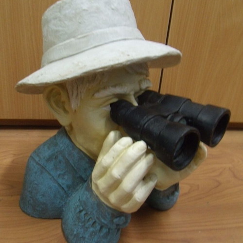 Old tabletop figure used, 30 cm, synthetic material