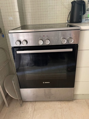 Bosch kitchen 66lt with ceramic hobs 60cm inox used